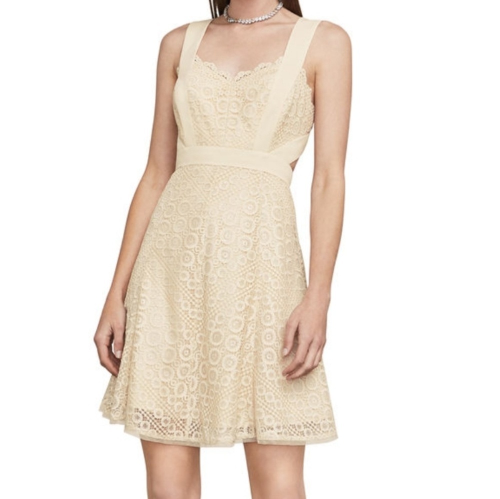 NWT BCBGMAXAZRIA Tan DRESS